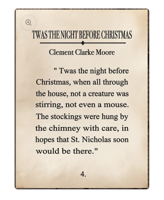 Twas the Night Framed Print