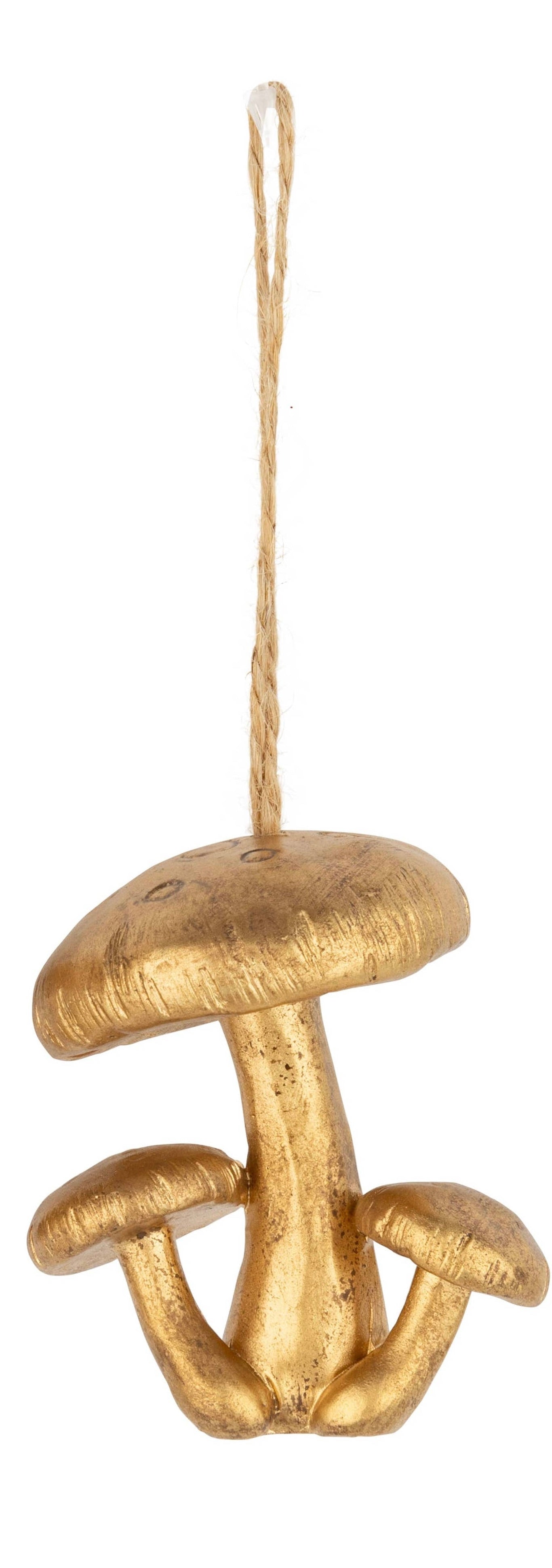 Gold Mushroom Ornament