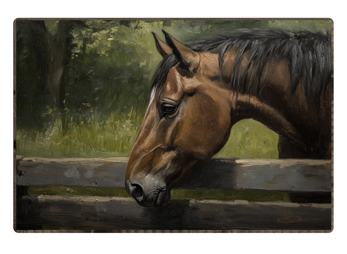 Chestnut the Horse Framed Print