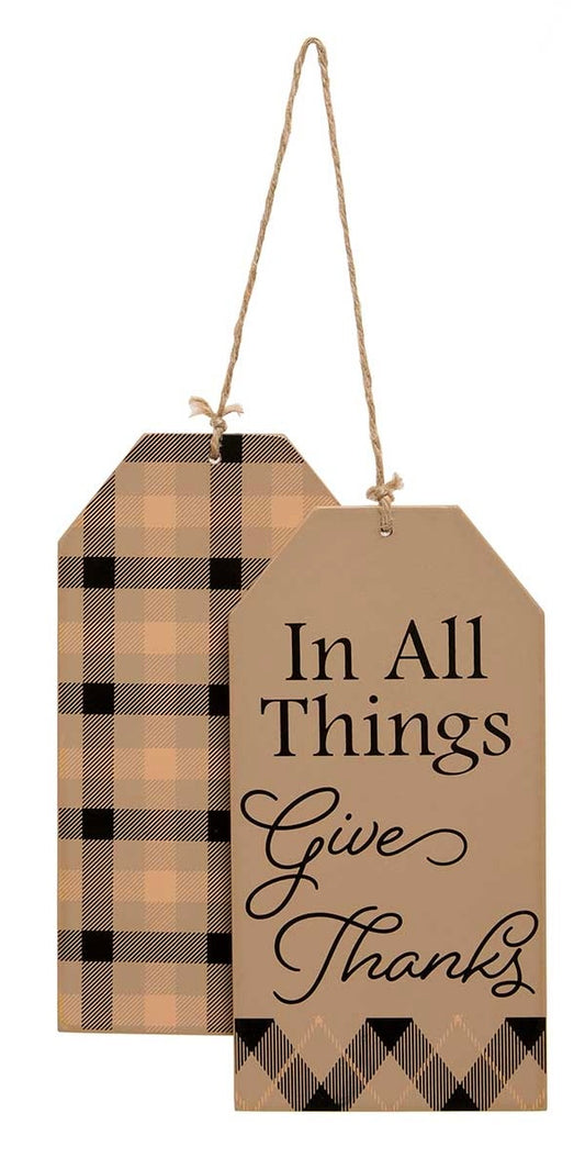 Give Thanks - Decorative Tags