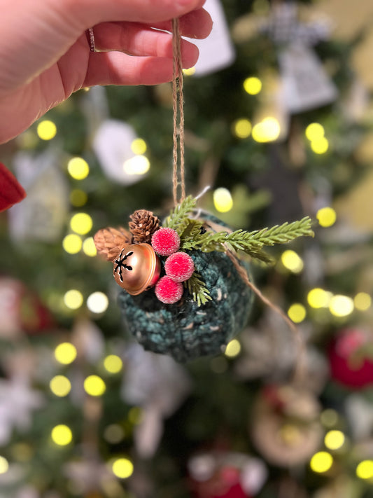 Crocheted Ornament (Green)