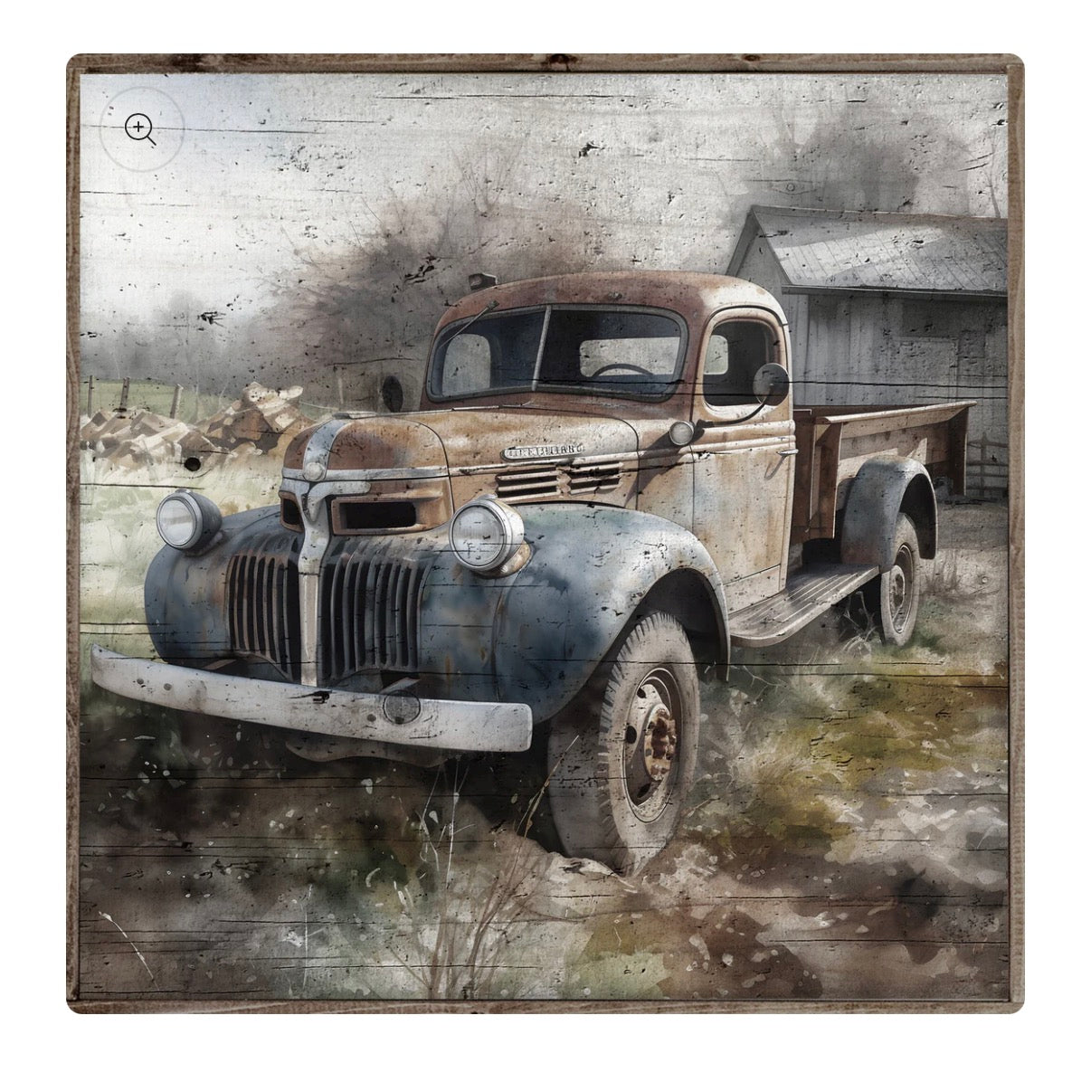 Old Truck Framed Print