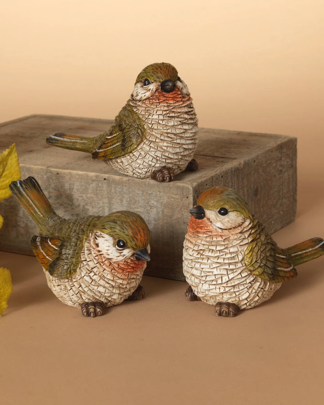 Autumn Harvest Birds 5” - Set of 3