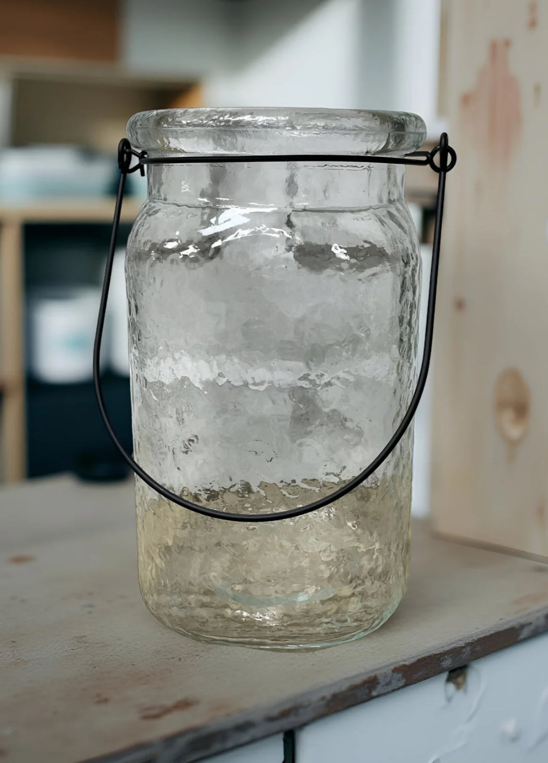Glass Jar with Handle