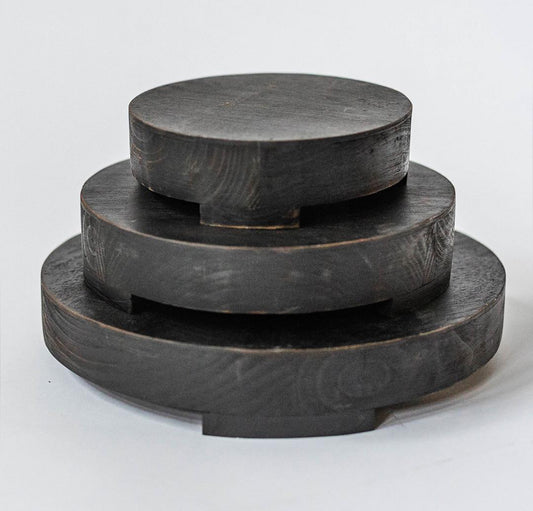 Black Wooden Riser - Medium