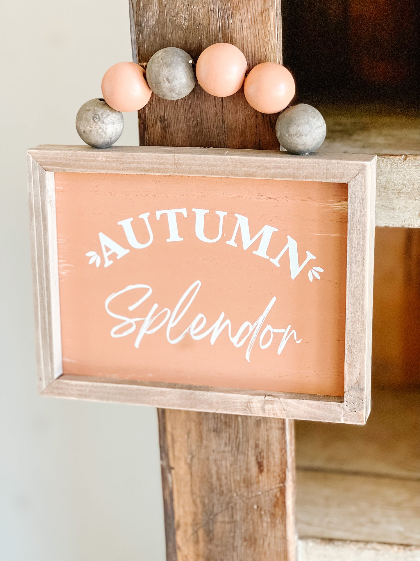 Two-Sided Autumn Sign
