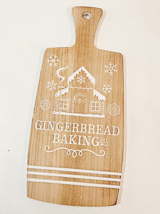 Gingerbread Baking Co. Board