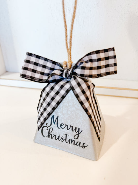 Cowbell Ornament 4” (Black)