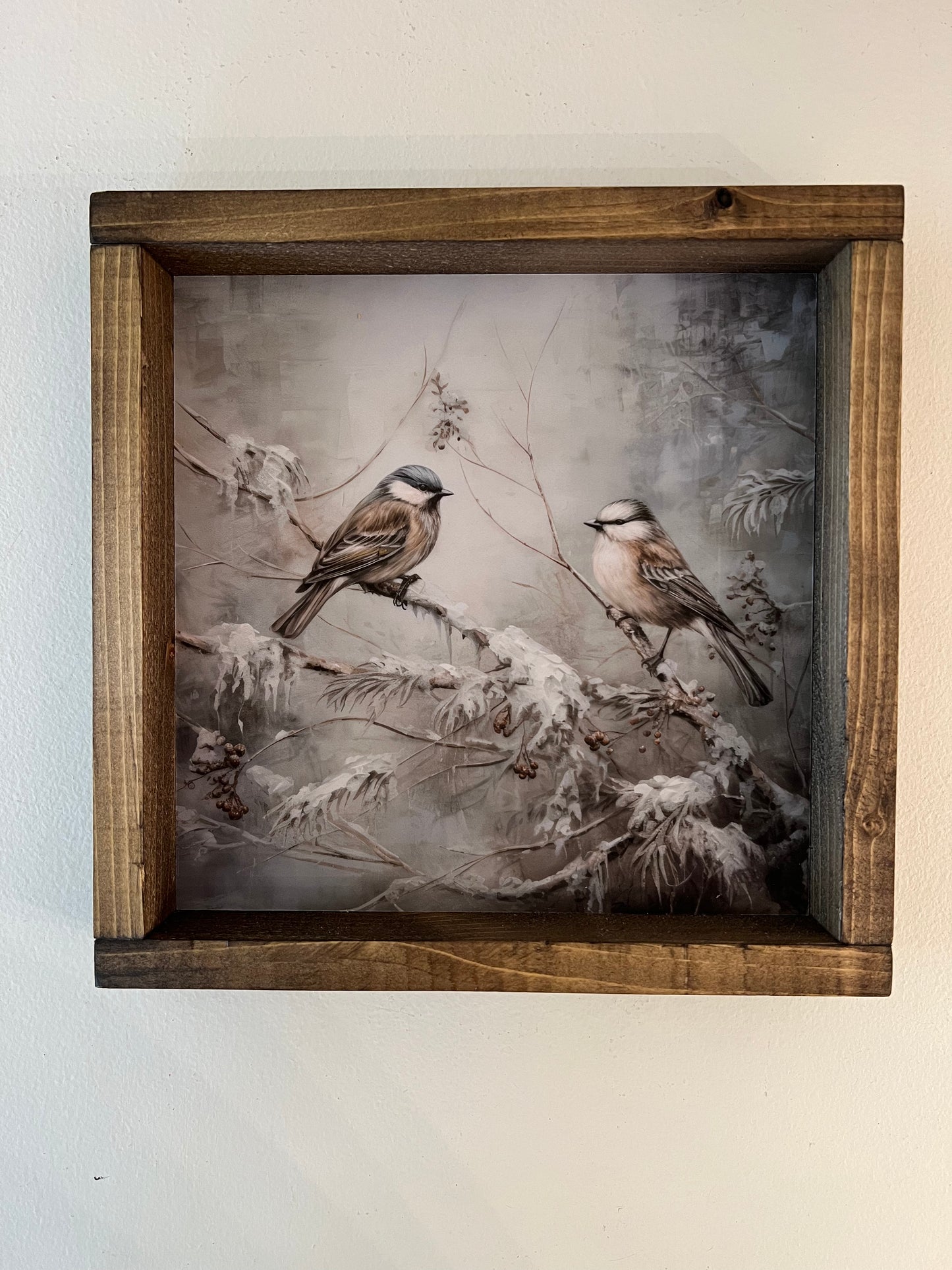Winter Birds Framed Print
