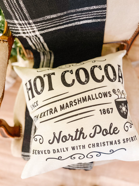 Hot Cocoa Pillow