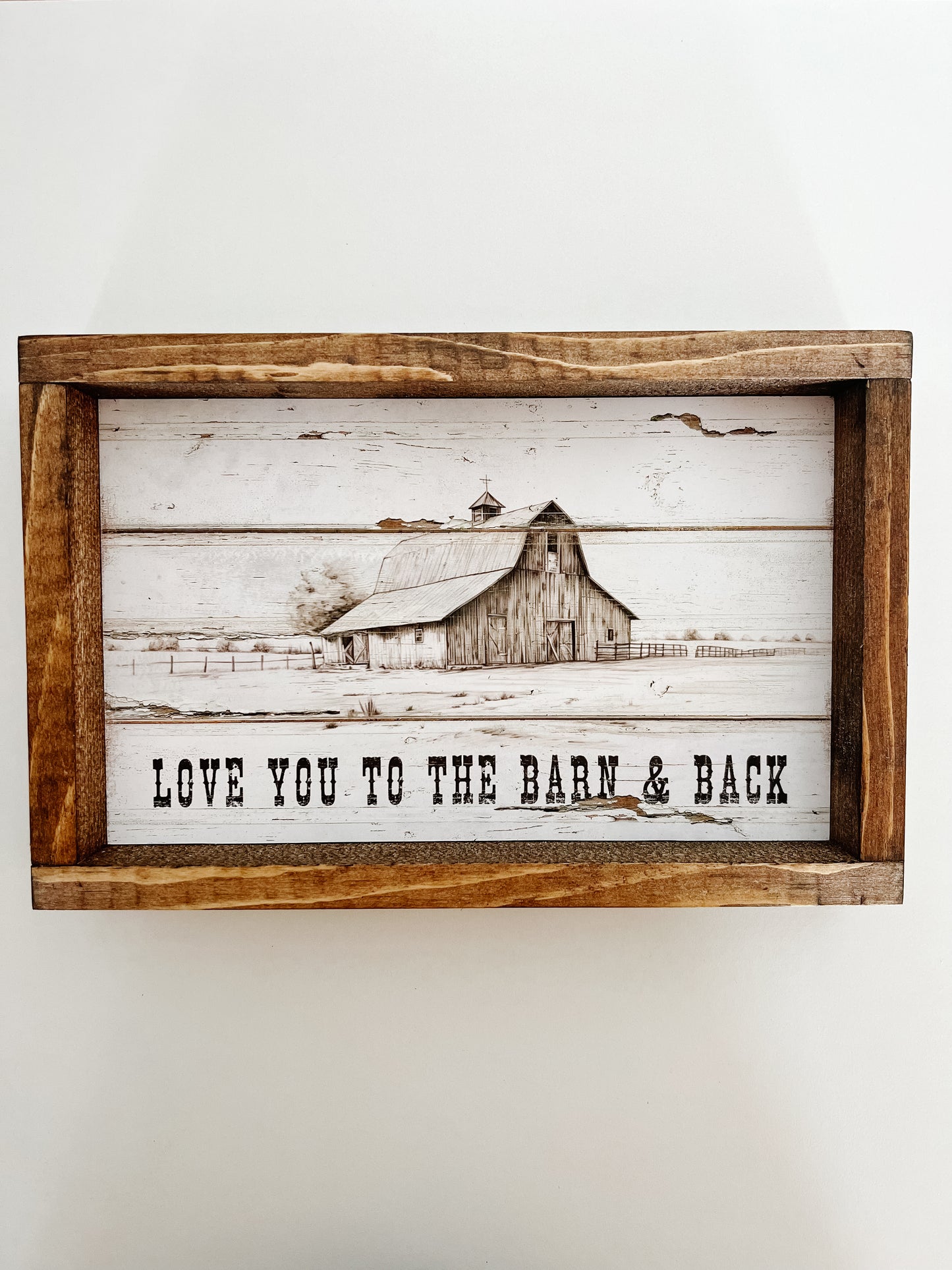 To the Barn & Back Framed Print