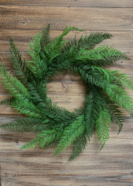 Lace Fern Wreath 24”