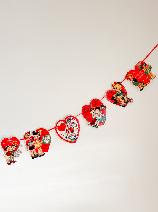 Vintage Valentines Banner