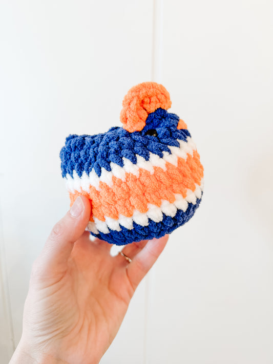 Crocheted Oilers Chicken