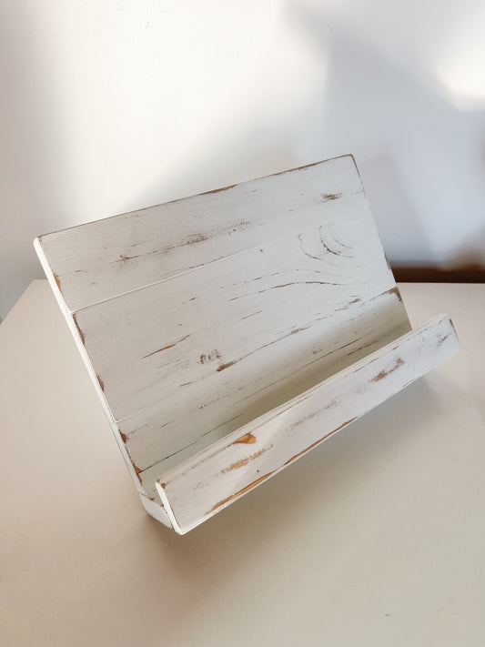 Cookbook Stand - White