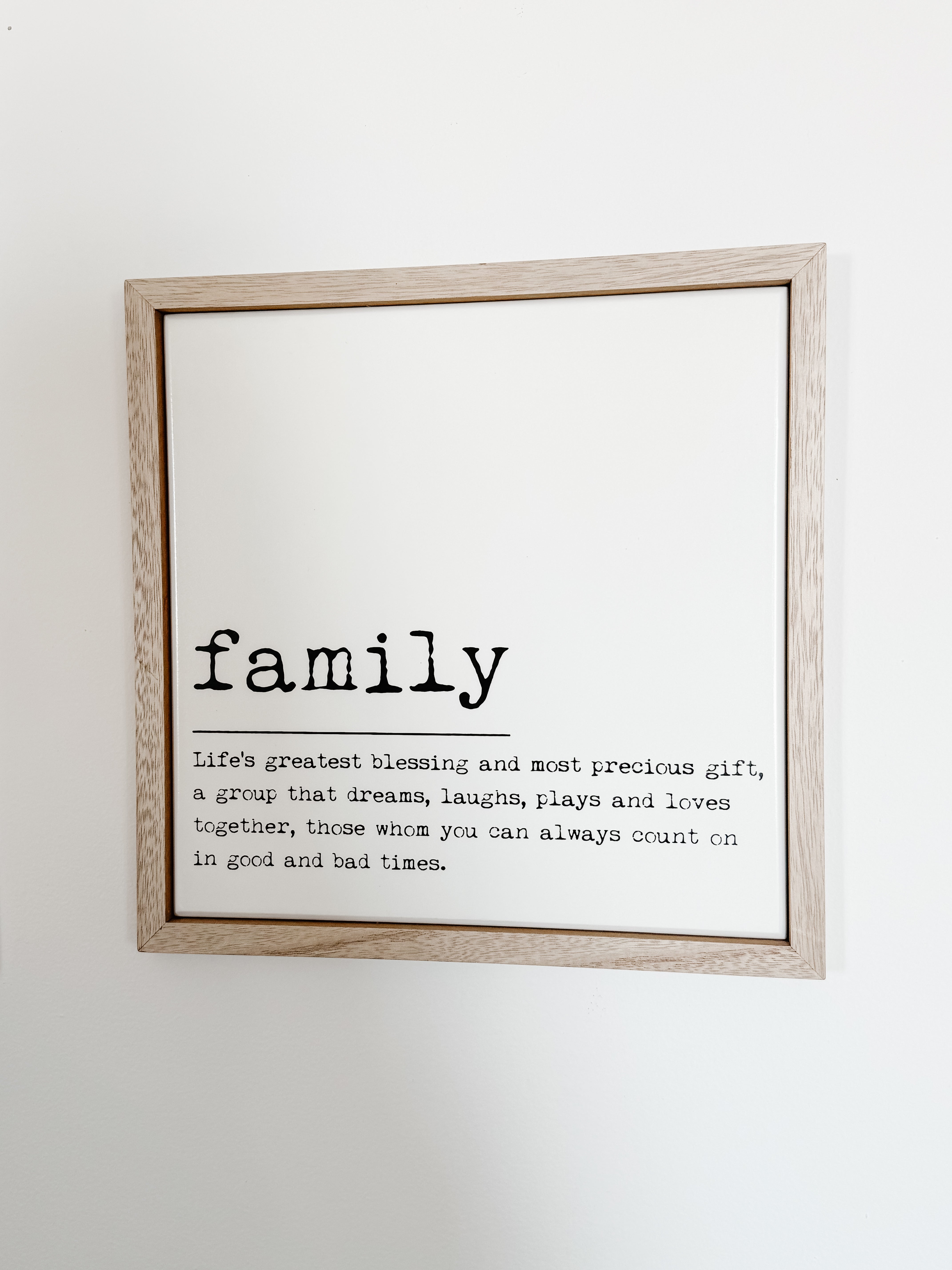Family Definition Sign – Dear Doris