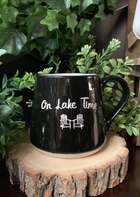 “On Lake Time” Coffee Mug