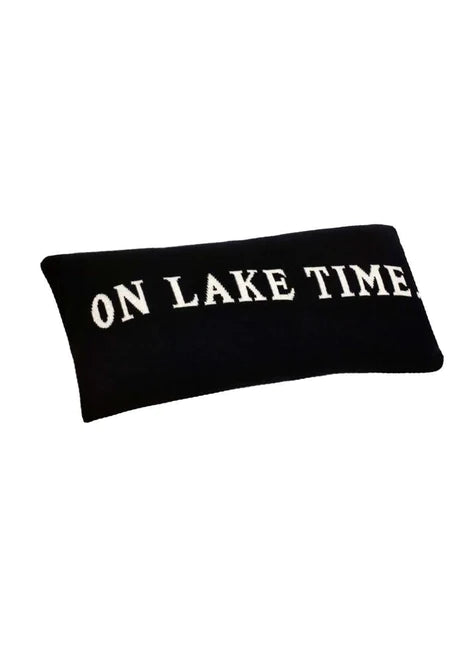 “On Lake Time” Reversible Pillow