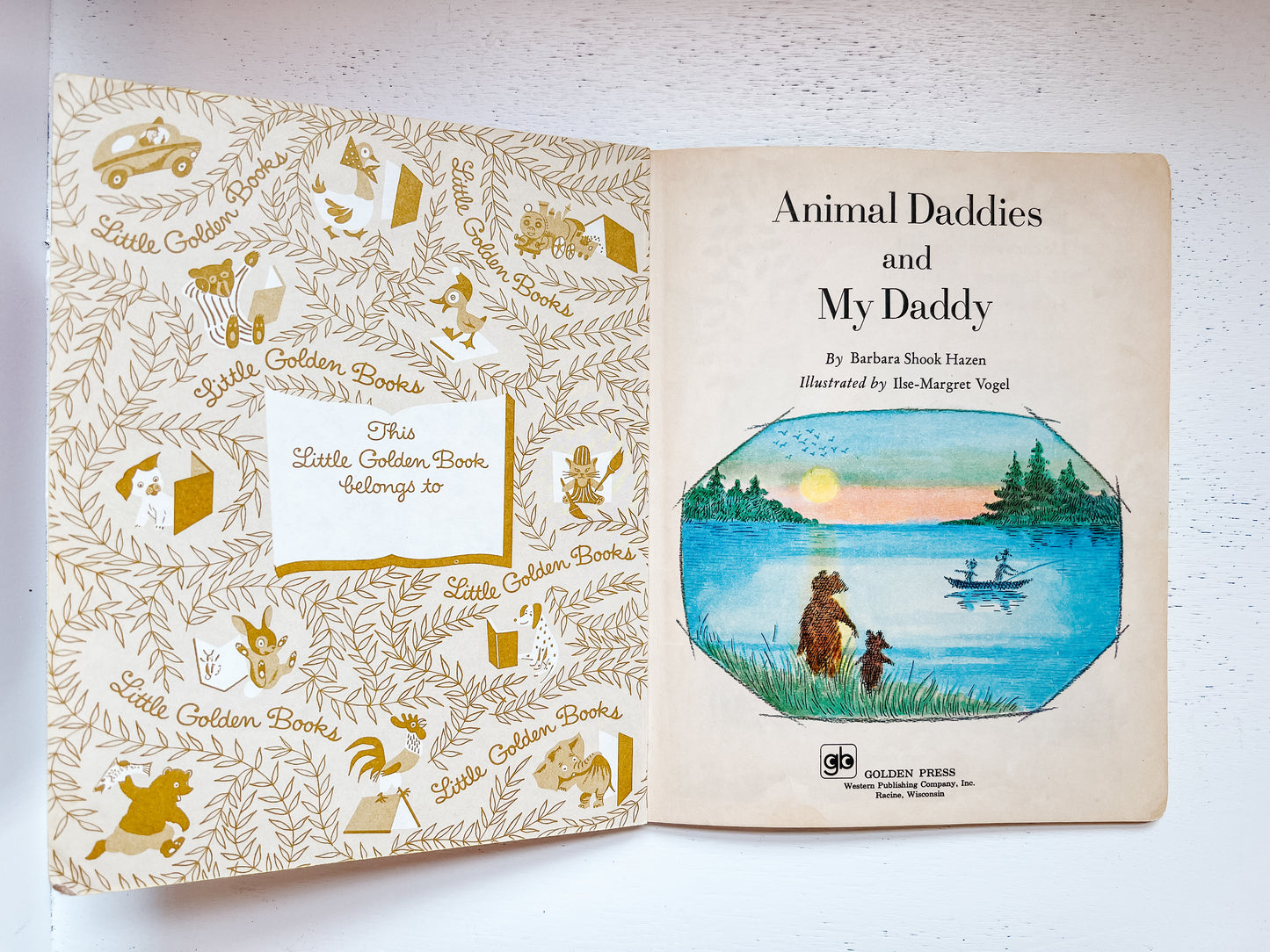 Little Golden Book “Animal Daddies and My Daddy”
