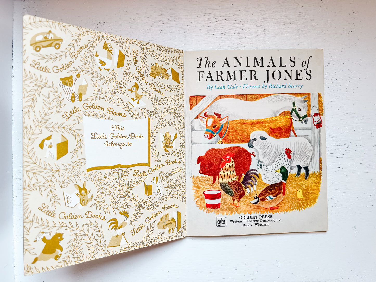 Little Golden Book “Animals of Farmer Jones”