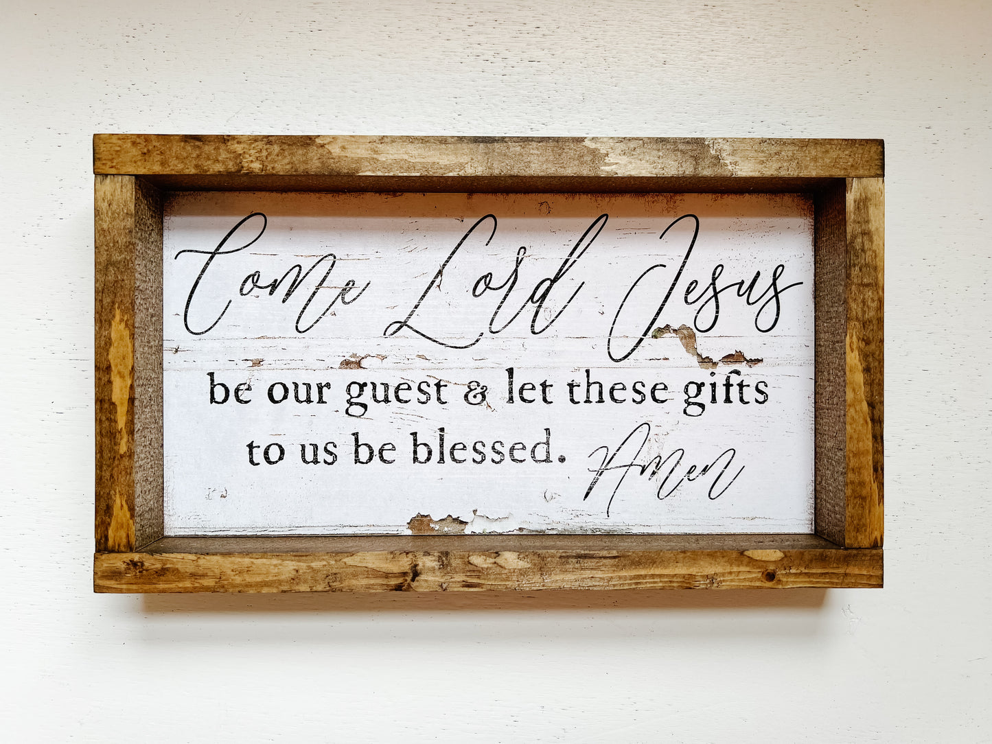 Come Lord Jesus Framed Print
