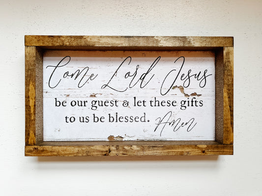 Come Lord Jesus Framed Print