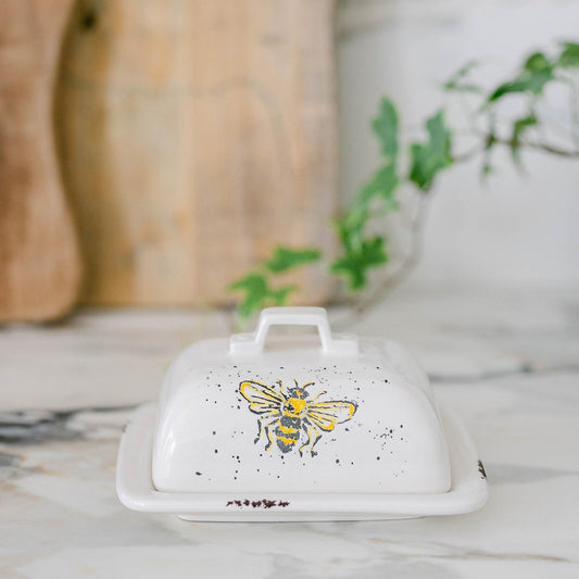 Honey Bee Butter Dish
