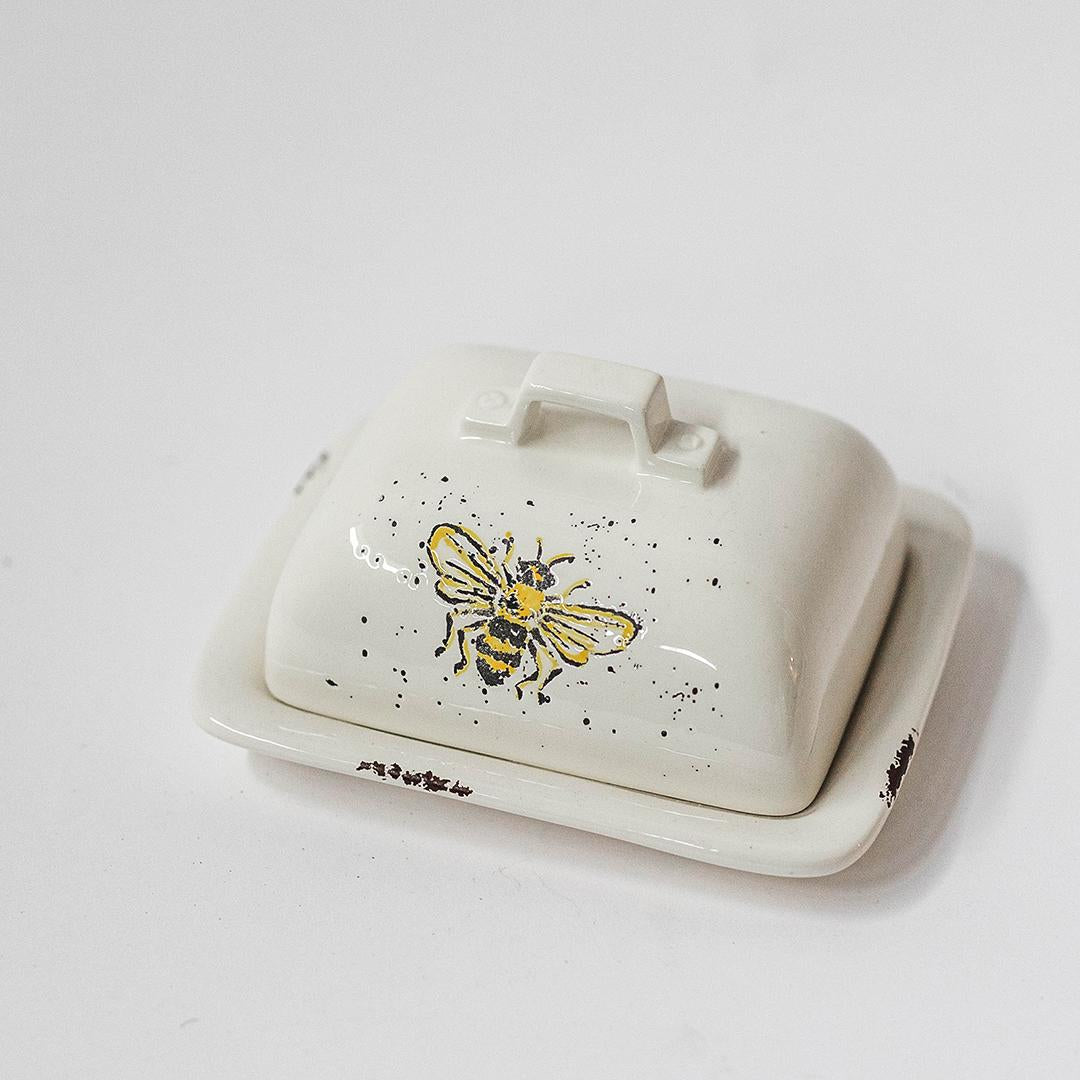 Honey Bee Butter Dish