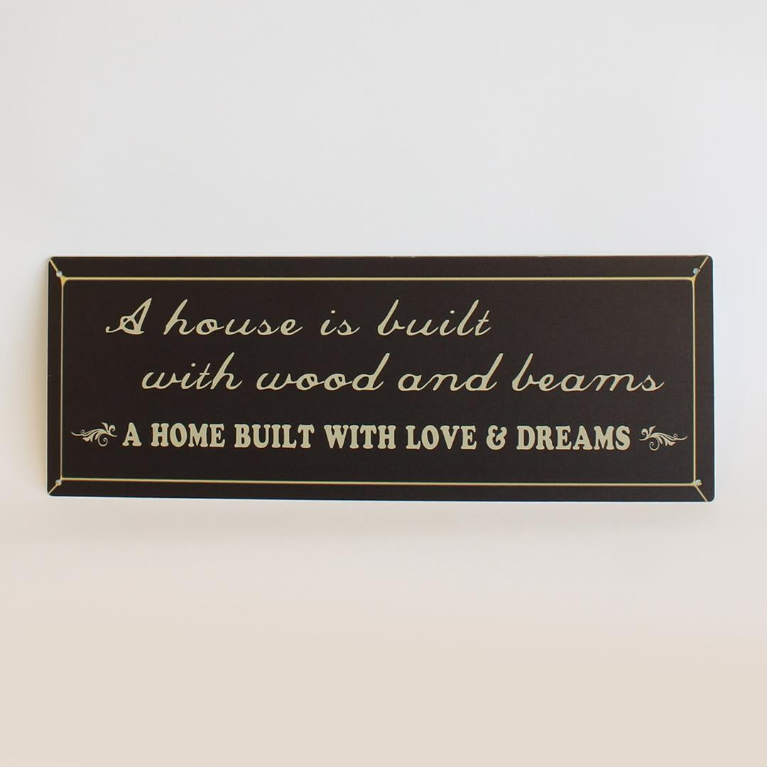 A Home is Built… - Wall Plaque