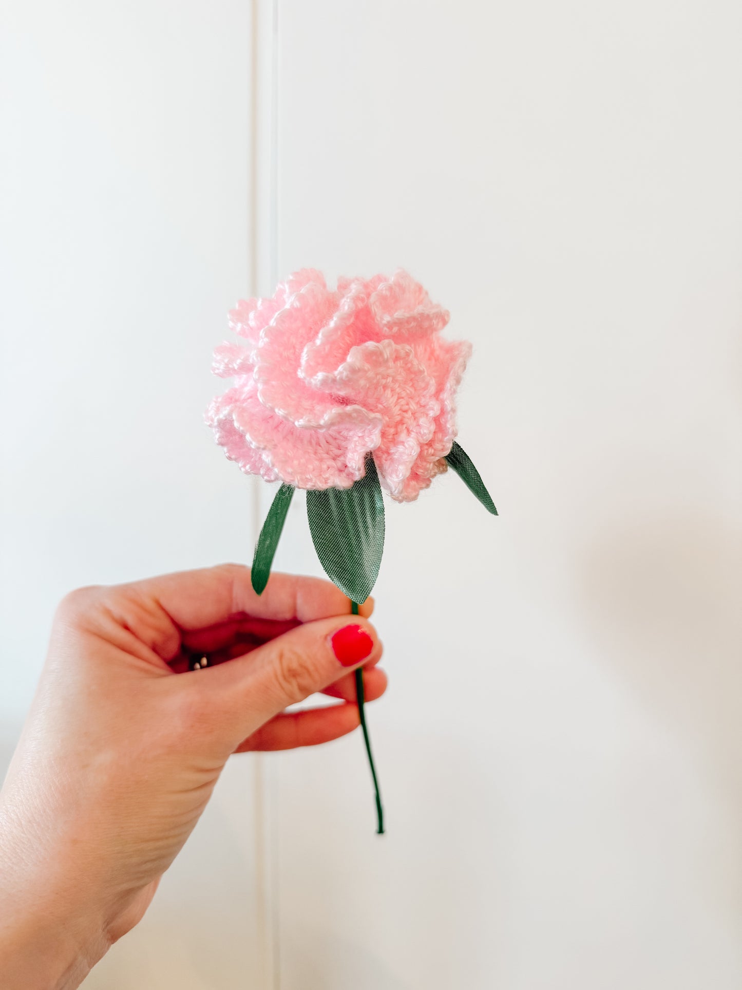 Crocheted Carnation