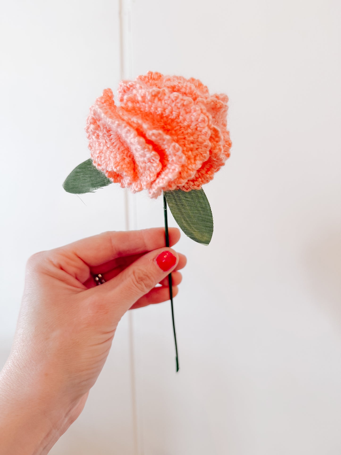 Crocheted Carnation