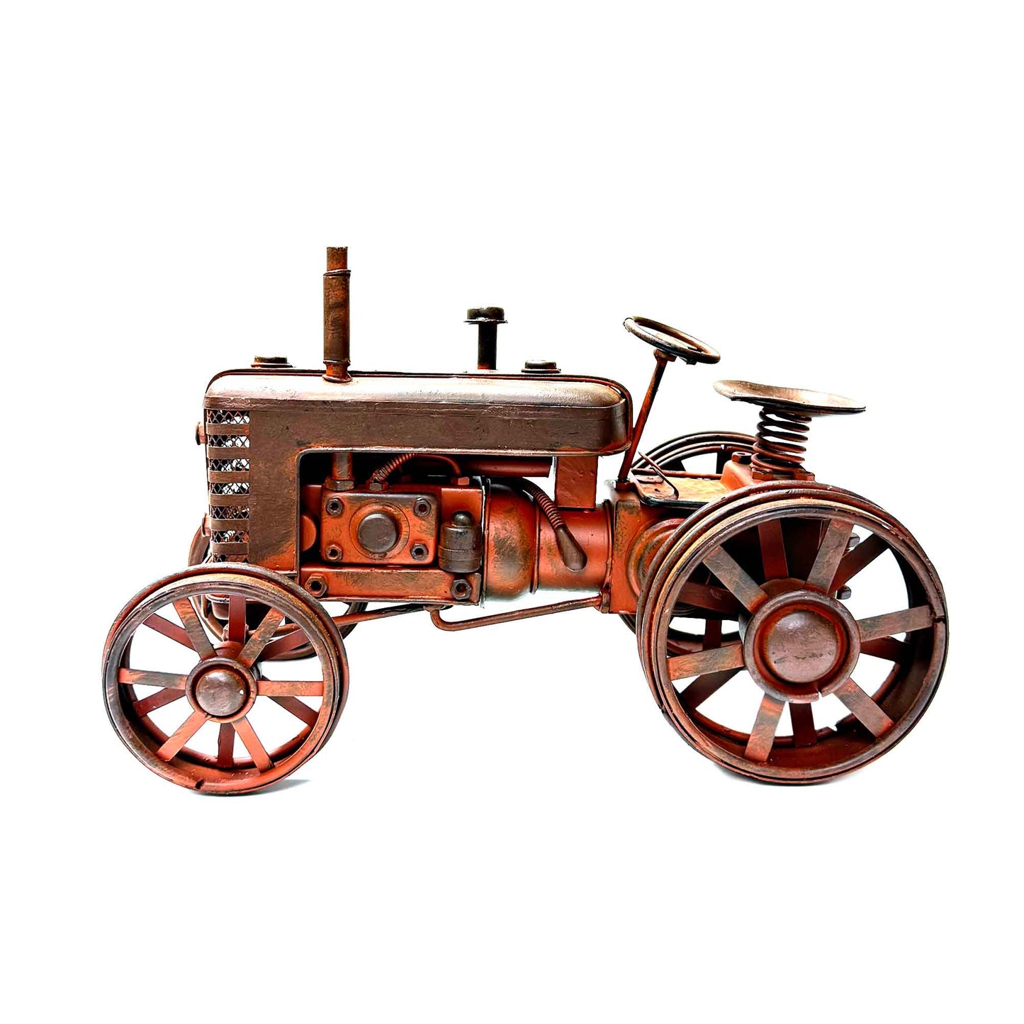 Rusty Metal Decorative Tractor