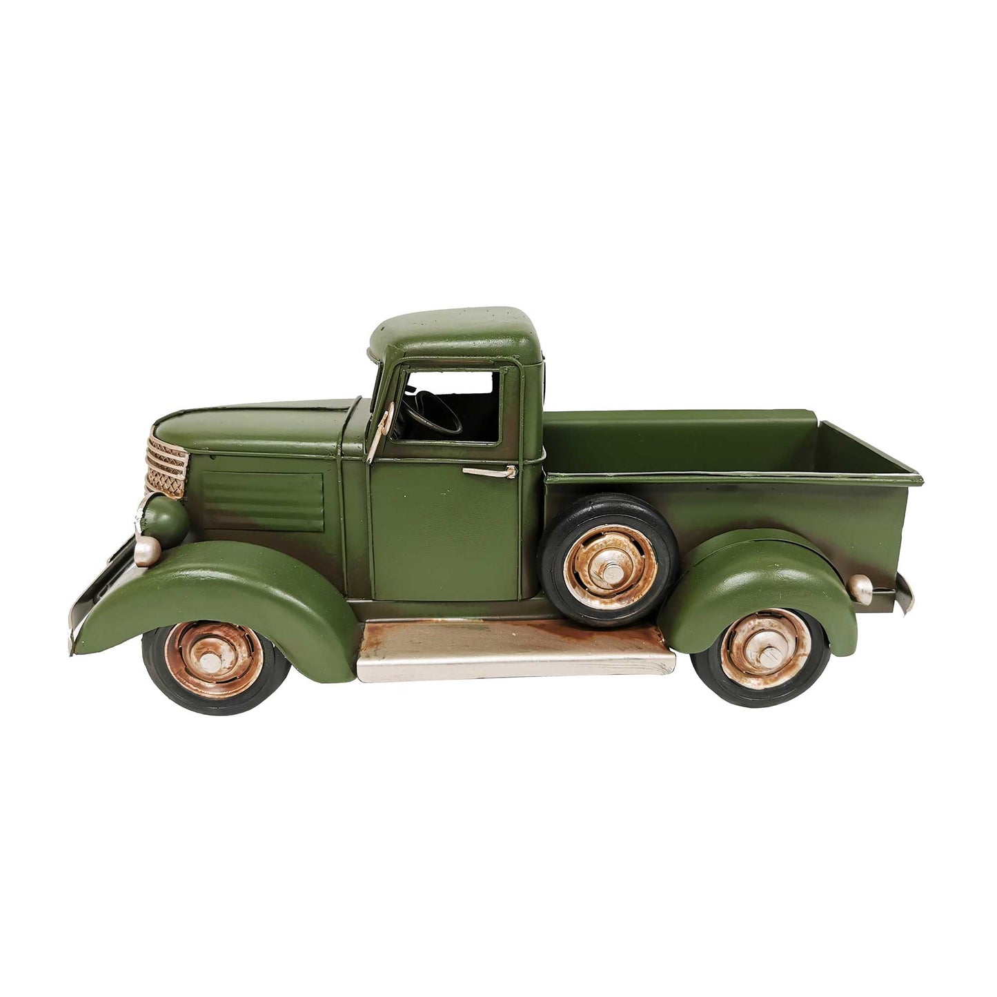 Green Metal Decorative Truck