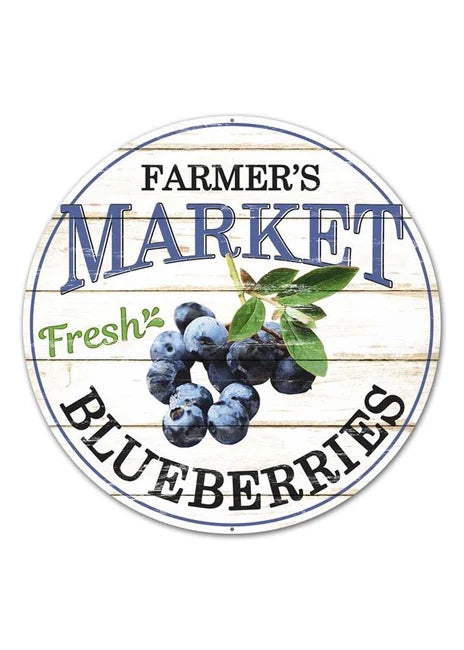 “Fresh Blueberries” Sign 12”