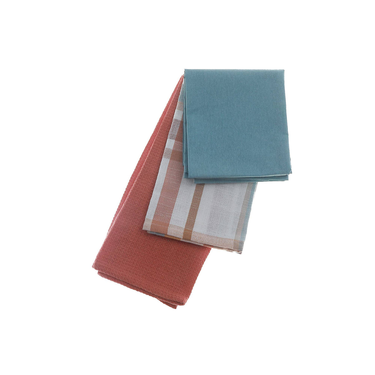Autumn Plaid Tea Towels Set of 3