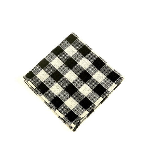 Dish Cloth - Buffalo Black Check