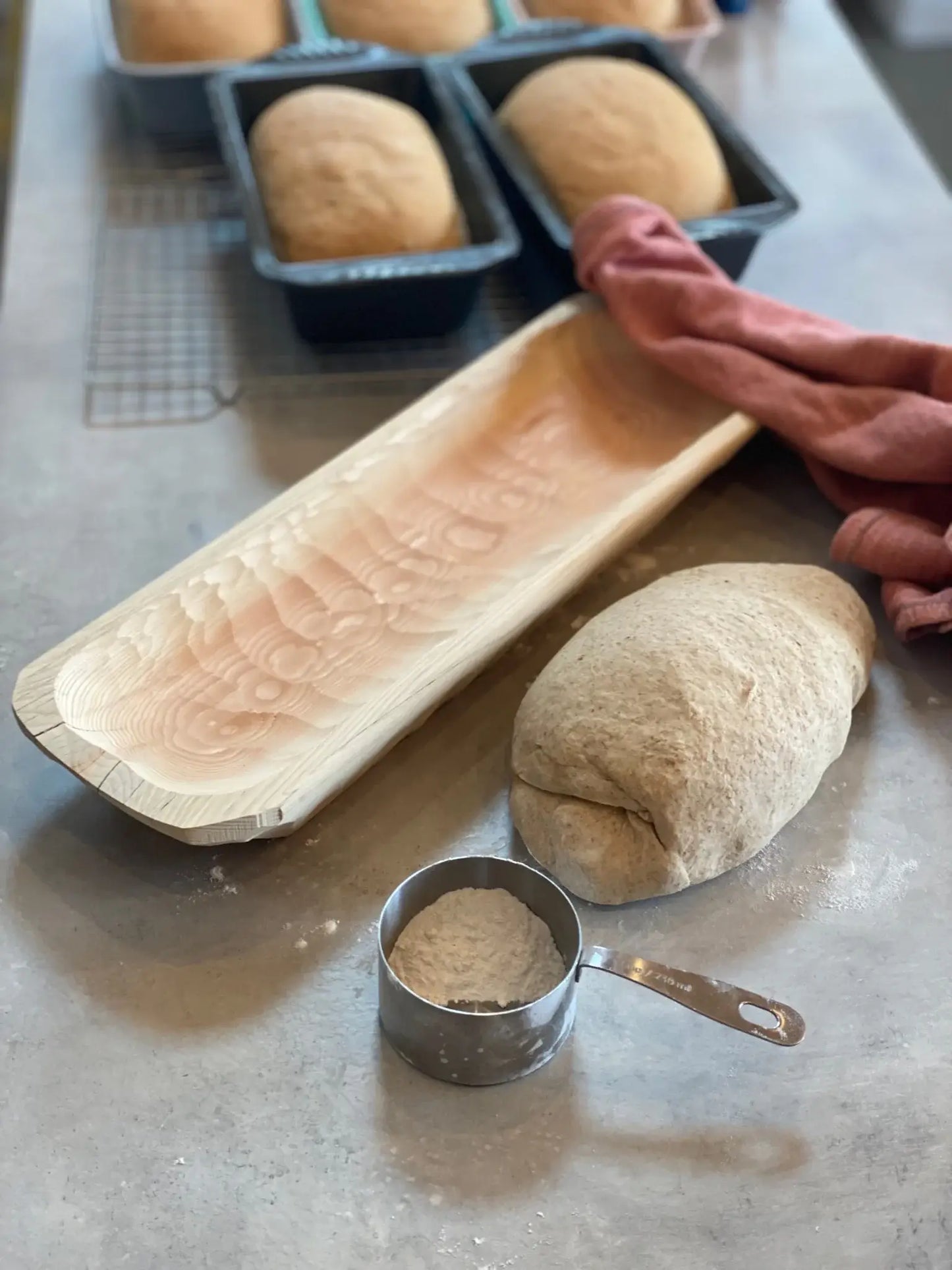Hand Shaped Dough Bowl: Large