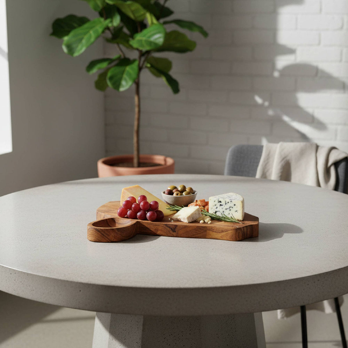 Wooden Cow Shaped Board