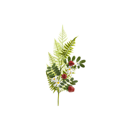 Daisy & Strawberry Spray: 28”
