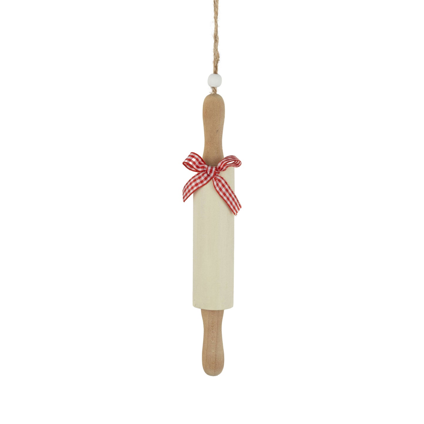 Wooden Rolling Pin Ornament 7”
