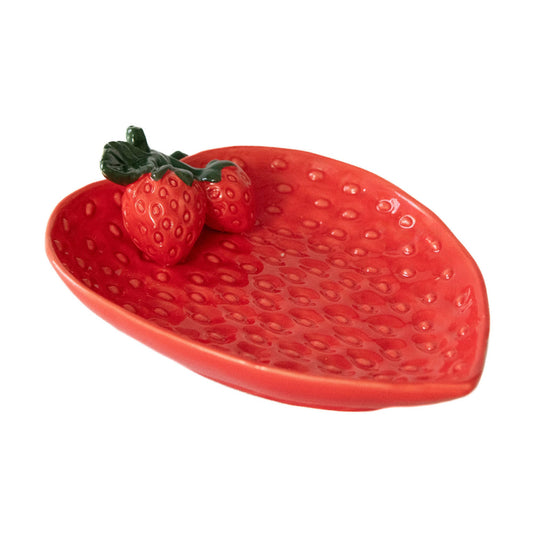 Porcelain Strawberry Plate