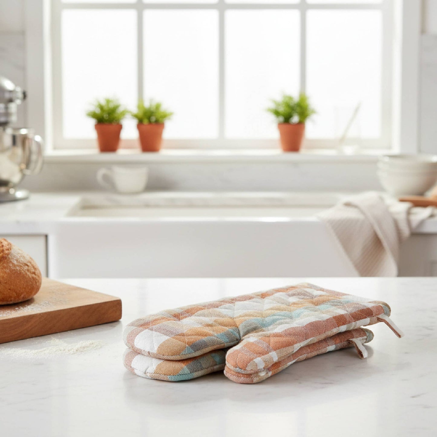 Autumn Plaid Oven Mitt - Set of 2