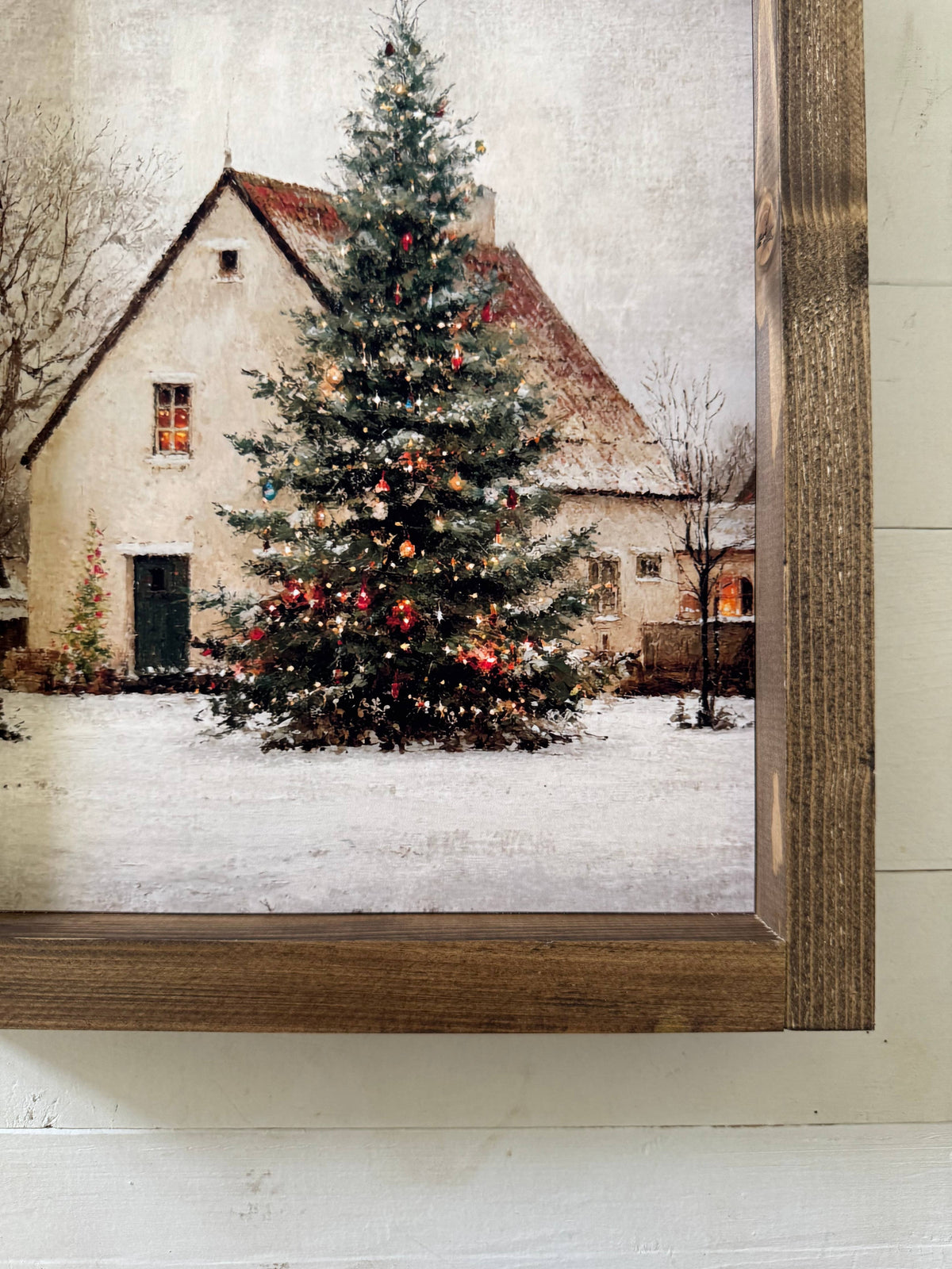 Christmas Tree print: Dark Walnut / 9x11