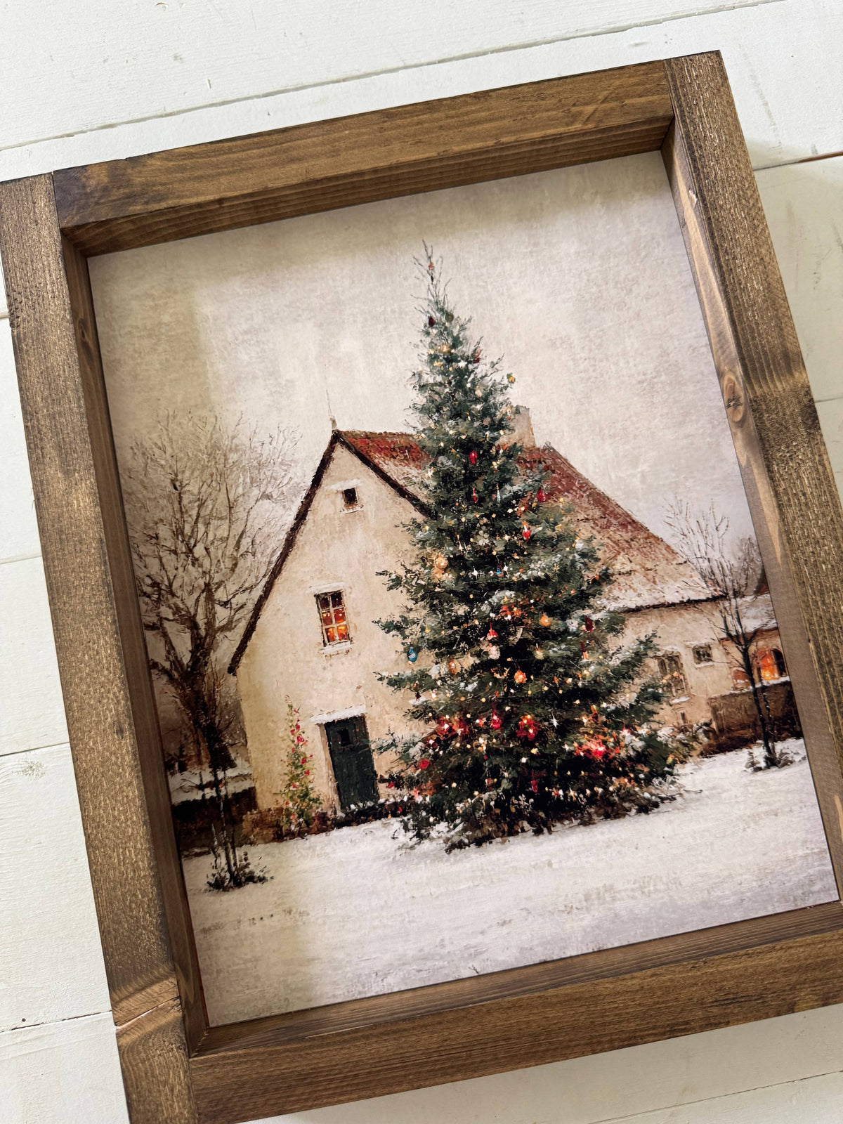 Christmas Tree print: Dark Walnut / 13x17