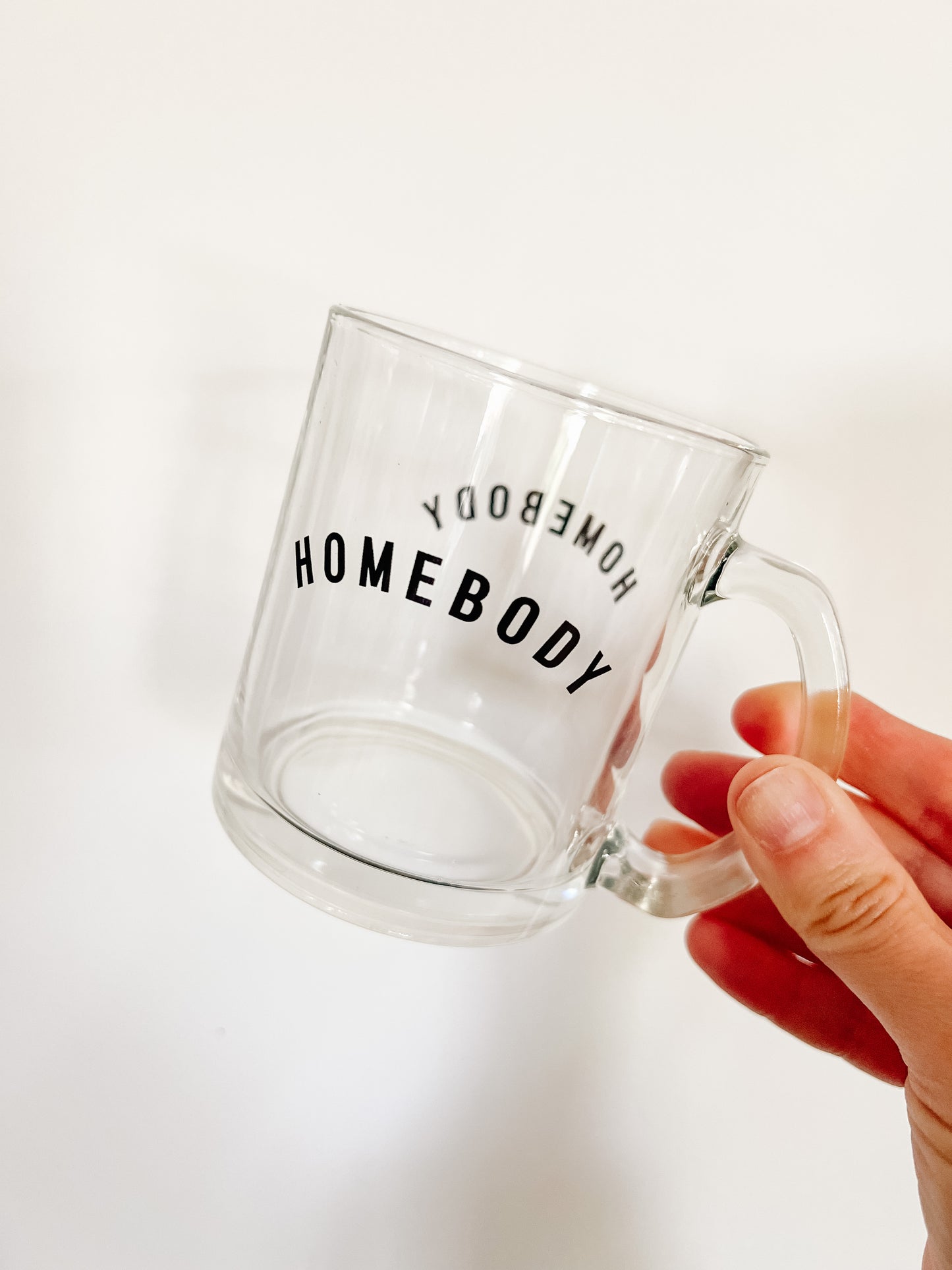 Homebody Glass Coffee Mug