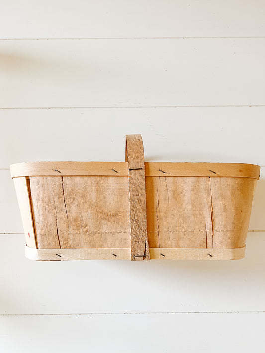 Wooden Basket - Natural