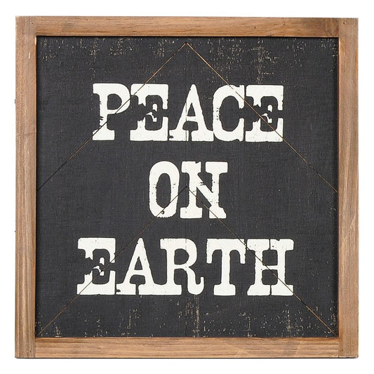 Peace on Earth Sign - 14x14