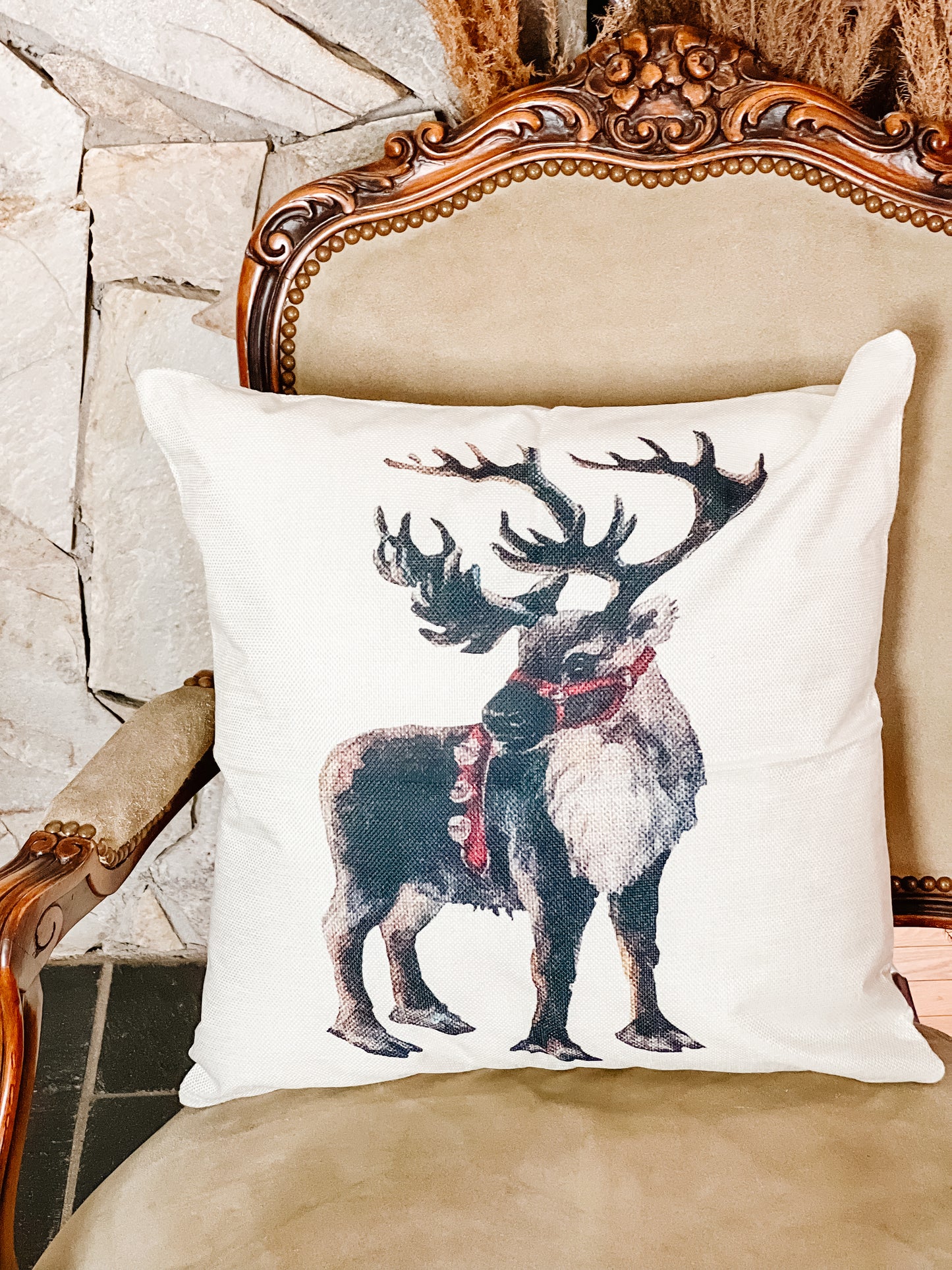 Reindeer Pillow 18"