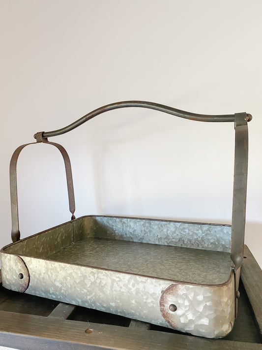 Metal Tray with Handle (Large)
