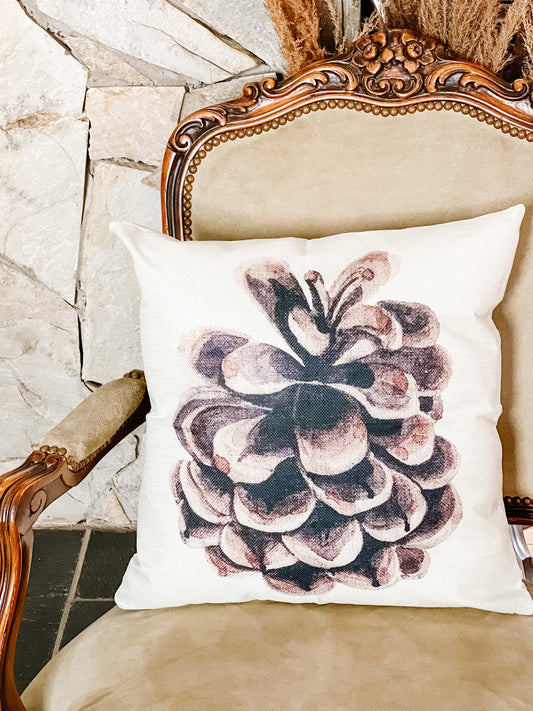 Pine Cone Pillow 18"